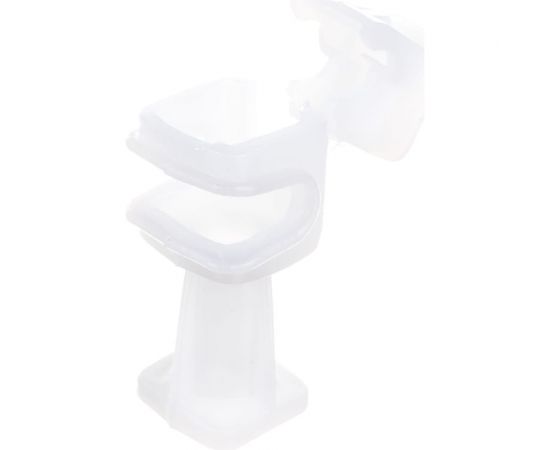 Держатель круглого проводника EZETEK 6-8мм прозрачный, высота 36мм, пластик 91006 – изображение 3