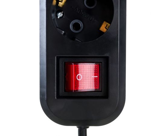 Бытовой удлинитель Gigant с заземлением ПВС 3x0,75 3500Вт 4 гнезда 7м 80095 – изображение 4