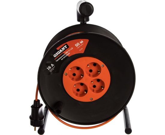Удлинитель Gigant ПВС 3x1,5 50м на катушке 80073 – изображение 4