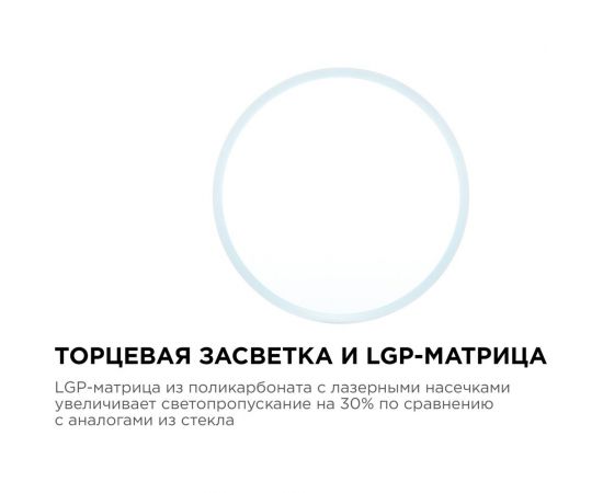 Светодиодная накладная панель APEYRON 220В, 18Вт, CRI:80Ra, 1440Лм, Ф170мм, круглая 06-64 – изображение 4