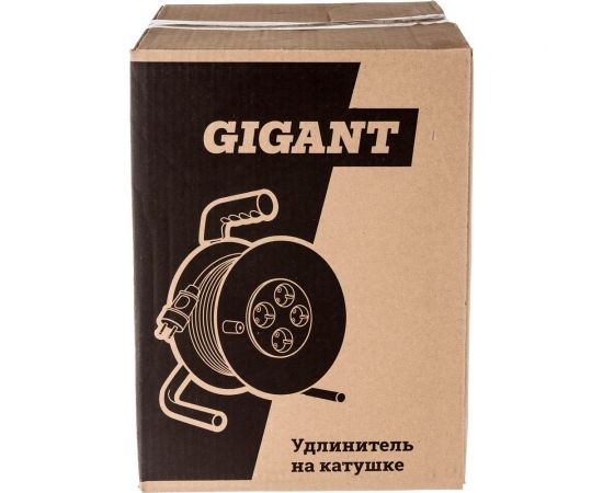 Удлинитель Gigant ПВС 3x2,5 40м на катушке 80075 – изображение 6