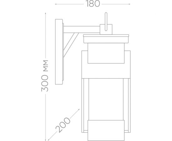 Садово-парковый светильник FERON PL530 60W, 230V, E27, черный 11889 – изображение 6