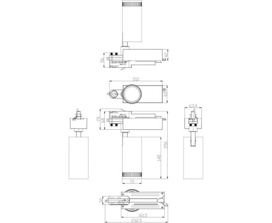 Трековый трехфазный светильник ЭРА STR309940KB20 регулируемый луч 4000K черный Б0049790 – изображение 8