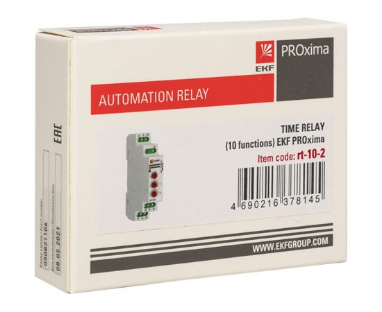 Реле времени EKF (10 устанавл. функц.) PROxima rt-10-2 – изображение 8