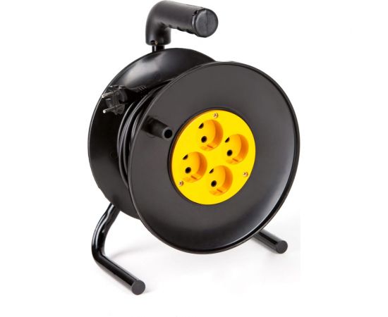 Силовой удлинитель МПП УДЛИНИТЕЛЬ четыре розетки на катушке без заземления 50 метров\УС-4-50 4 роз б\з ПВС 2*0,75 50 м\220В 999000000000702 