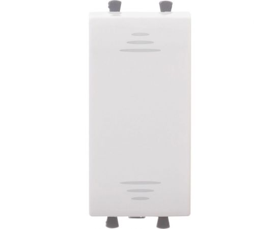 Модульный 1-клавишный выключатель DKC Avanti ""Белое облако"", 1 модуль, 16А, IP20, белый 4400101 