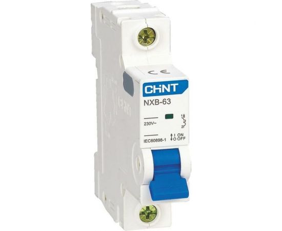 Автоматический модульный выключатель CHINT 1п C 6А 6кА NXB-63 (R) 814012 