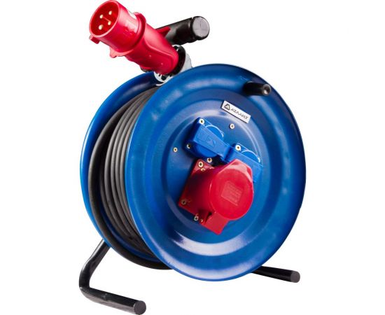 Промышленный силовой удлинитель Атлант КГ 5х2,5 10м на катушке 40197 