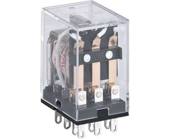 Промежуточное реле CHINT JZX-22F(D) 4 конт. с инд. LED 3А 220В AC 285380 