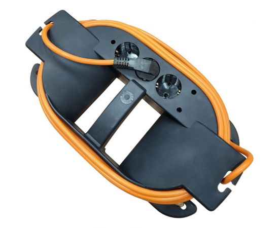 Удлинитель на каучуковой рамке Gigant Professional с/з КГ 3х2,5 4000Вт 3 розетки 10м 80052 