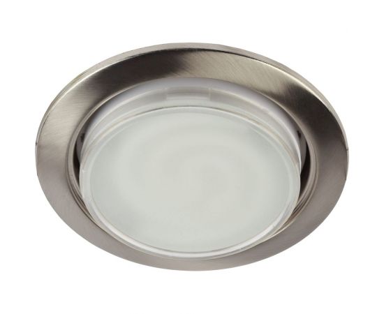 Светильник ЭРА KL35 SN10 под лампу Gx53, 220V, 13W, сатин никель Б0033035 