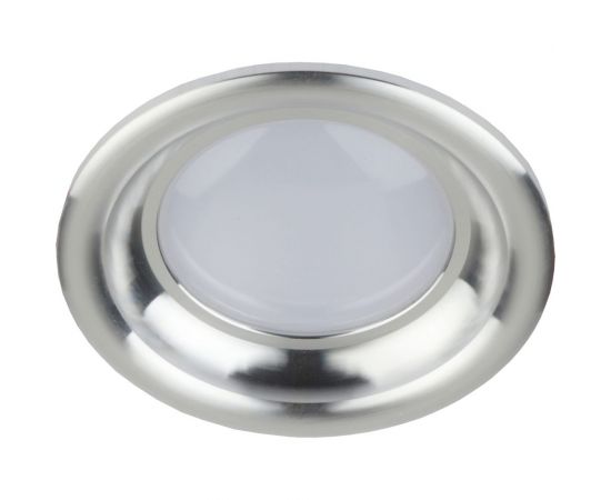 Светодиодный светильник ЭРА KL LED 17-7 SL круглый тарелка 7W 4000K, серебро Б0030405 