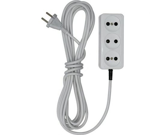 Удлинитель ООО Ливны-Электро У6-716 3-х местный, провод ПВС 2*1 L=3м У 780 