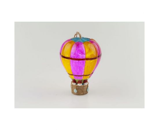 Садовый светильник ЭРА ERASF22-14 Воздушный шар на солнечной батарее, полистоун, 20 см, Б0053363 