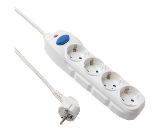 Сетевой удлинитель с выключателем, с заземлением и с защитой от детей 3 метра Electraline 62051 
