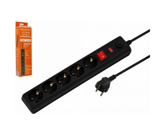 Сетевой фильтр ЮПИТЕР 5 м JP8501-12 