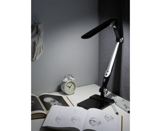 Настольный светодиодный светильник ЭРА NLED-497-12W-BK на струбцине и с основанием, черный Б0052771 – изображение 15