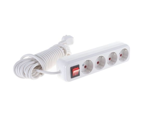 Удлинитель Lezard LILA с заземлением, 4 входа, 7 метров, с выключателем 720-0407-402 – изображение 2
