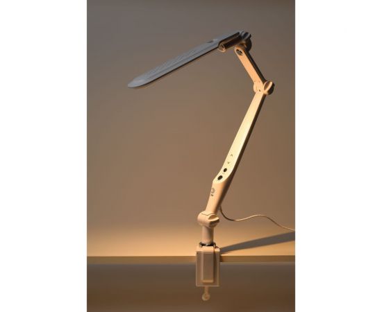 Настольный светодиодный светильник ЭРА NLED-496-12W-W на струбцине, белый Б0052766 – изображение 2