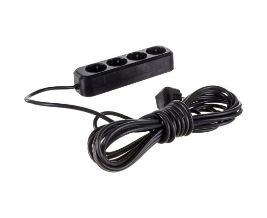 Бытовой удлинитель Gigant с заземлением ПВС 3x0,75 3500Вт 4 гнезда 7м 80089 – изображение 2