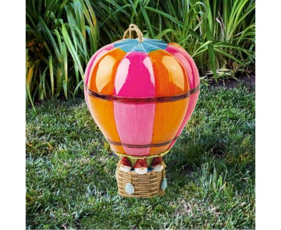 Садовый светильник ЭРА ERASF22-14 Воздушный шар на солнечной батарее, полистоун, 20 см, Б0053363 – изображение 2