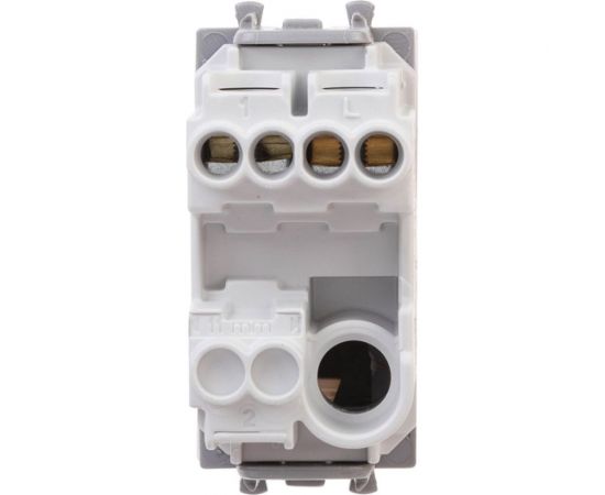 Модульный 1-клавишный выключатель DKC Avanti ""Белое облако"", 1 модуль, 16А, IP20, белый 4400101 – изображение 3