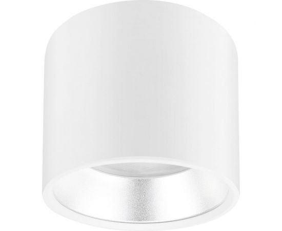 Накладной светильник ЭРА OL8 GX53 WH/SL Подсветка, под лампу Gx53, алюминий, цвет белый/серебро, 40/800 Б0048537 – изображение 3