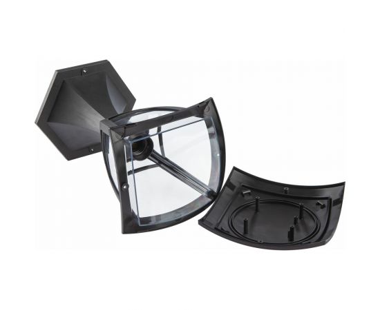 Садово-парковый напольный светильник ЭРА 4-гранный, черный, 29 см, E27, IP44 У1 НТУ 0740001 Валенсия Б0051189 – изображение 3