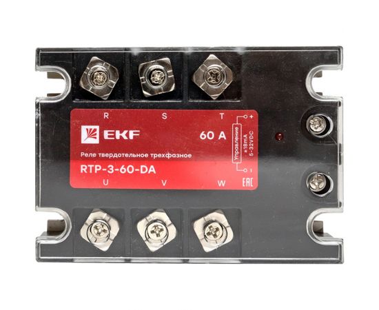 Твердотельное трехфазное реле EKF RTP-60-DA PROxima rtp-3-60-da – изображение 3