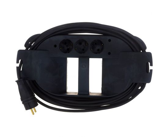 Удлинитель на каучуковой рамке Gigant Professional с/з КГ 3х1,5 3500Вт 3 розетки 10м 80050 – изображение 3