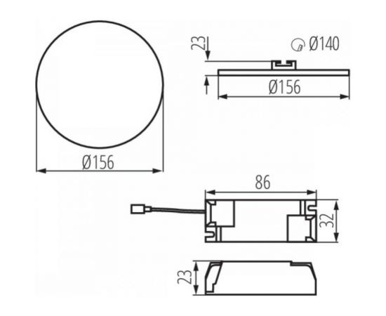 Светодиодный встраиваемый светильник KANLUX AREL LED DO 14W-NW/ 29588 – изображение 3