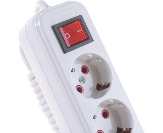 Удлинитель Lezard LILA с заземлением, 4 входа, 7 метров, с выключателем 720-0407-402 – изображение 3