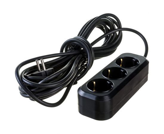 Бытовой удлинитель Gigant с заземлением ПВС 3x0,75 3500Вт 3 гнезда 7м 80085 – изображение 3