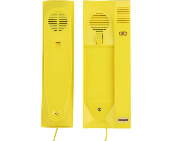 Трубка домофона с индикатором и регулировкой громкости REXANT RX-322, желтая 45-0322 – изображение 3