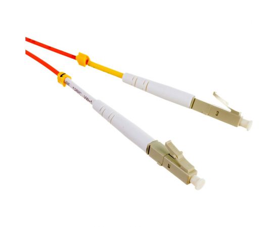 Волоконно-оптический шнур Hyperline FC-D2-50-LC/PR-SC/PR-H-1M-LSZH-OR патч-корд MM 50/12 28384 – изображение 4