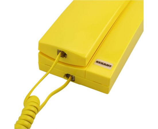Трубка домофона с индикатором и регулировкой громкости REXANT RX-322, желтая 45-0322 – изображение 4