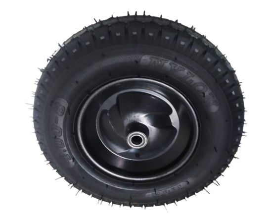 Строительная двухколесная тачка LWI 130 л, 250 кг, сверхпрочное полимерное корыто LWI130х2PROFI – изображение 4