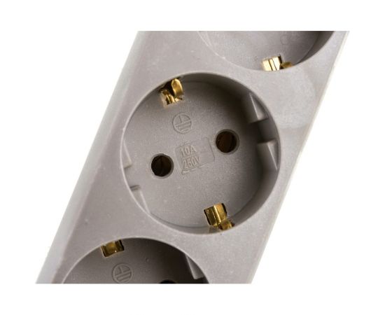 Удлинитель ExeGate ECE-3-1.8G 3 евророзетки с заземлением, 1.8м, серый 285802 – изображение 4