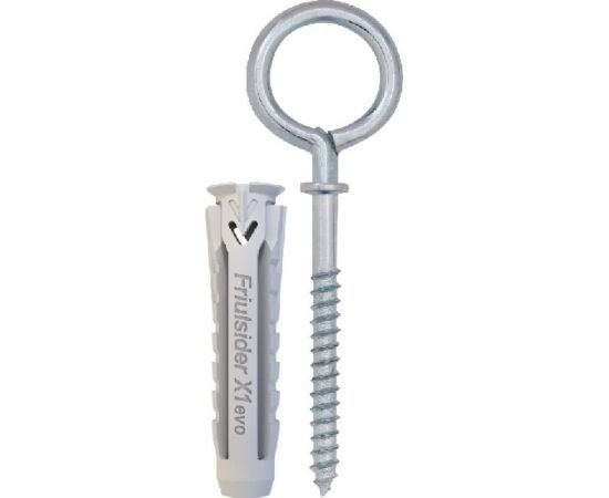 Универсальный нейлоновый дюбель Friulsider X1 evo 6x30 кольцо 831025 – изображение 5