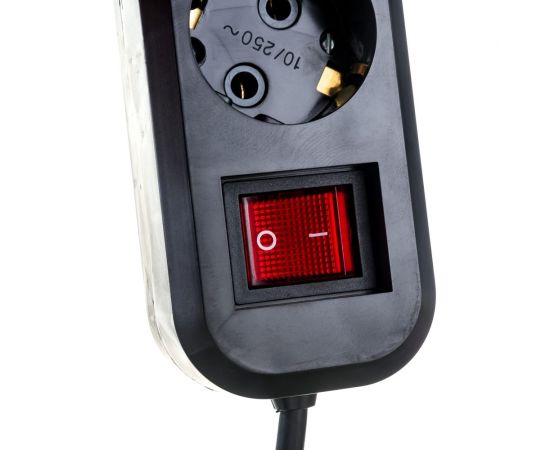 Бытовой удлинитель Gigant с заземлением ПВС 3x0,75 3500Вт 3 гнезда 5м 80091 – изображение 5