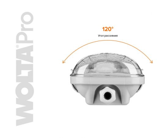 Светильник WOLTA PRO, УльтраПРОМ, прозрачный ДСП04-36-002-5К – изображение 5