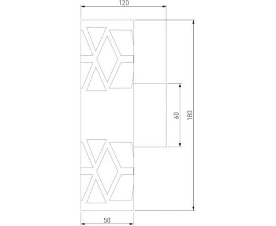 Настенный светодиодный светильник Elektrostandard MRL LED 1023 Fanc серебро a051740 – изображение 5