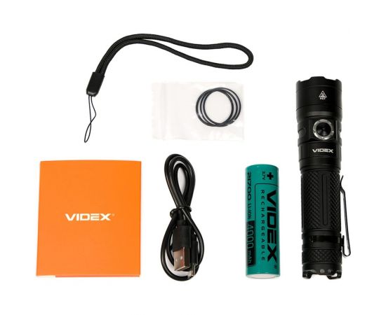 Портативный светодиодный фонарик Videx A406 4000Lm 6500K VLF-A406 – изображение 6