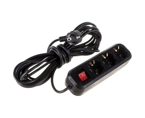 Бытовой удлинитель Gigant с заземлением ПВС 3x0,75 3500Вт 3 гнезда 7м 80092 – изображение 7