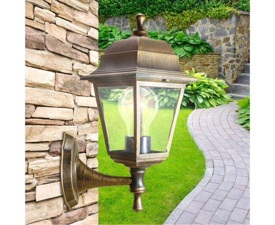 Садово-парковый светильник ЭРА НБУ 0460001 Леда, настенный, четырехгранный Б0048112 – изображение 7