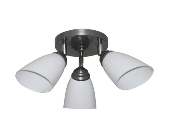 Светильник ЭЛЕТЕХ Сатурн 1317 хром (Плафон П0475) НПБ 01-3x60-176 Е27 ИУ 1005404614 