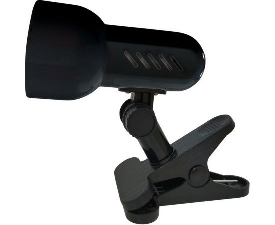 Настольный светильник Ultraflash UF-381 C02 черный с прищепкой 230В, 40Вт, E27, ЛОН 14506 