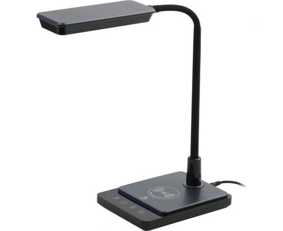 Настольный светодиодный светильник ЭРА NLED-499-10W-BK с основанием, черный Б0052777 