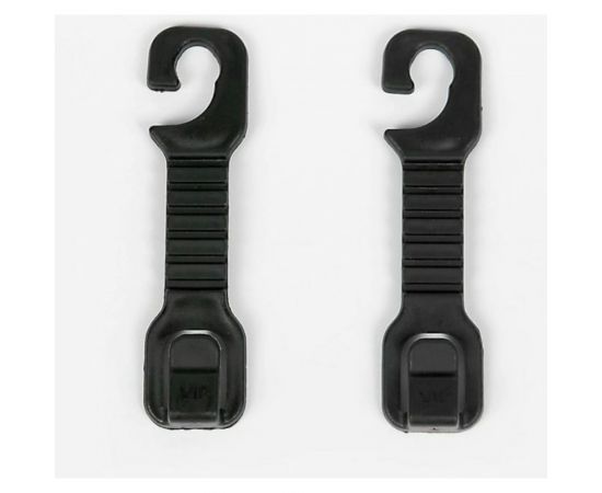 Вешалка-крючок на подголовник СИМАЛЕНД набор 2 шт., чёрный 769063 