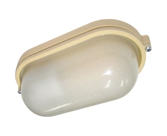 Светильник ЭЛЕТЕХ Терма 1401 Овал малый НББ 03-60-021 IP65 матовый, корпус бежевый ГИ 1005501016 